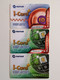 KAZAKHSTAN..LOT OF 3 PHONECARDS..I-CARD....INTERNET+VOICE OVER IP...NURSAT - Telecom