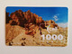 KAZAKHSTAN..PHONECARD.. KCELL..1000 TENGE..CANYON CHARYN - Mountains