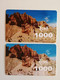 KAZAKHSTAN..LOT OF 2 PHONECARDS.. KCELL..1000 TENGE..CANYON CHARYN - Bergen