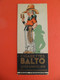 Carton Publicite Cigarettes BALTO - Gout Americain - Regie Francaise - Verso Loterie Nationale Illustration Rene VINCENT - Advertising Items