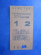 TICKET Métro METRPOLITAIN - PARIS  - 2° Classe - Station DENFER CORRde - TBE - Mundo