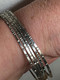 5 Bracelets Joncs En Argent Massif .diamètre:6,5 Cm. - Bracelets