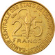 Monnaie, West African States, 25 Francs, 1980, TTB+, Aluminum-Bronze, KM:9 - Côte-d'Ivoire