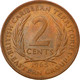 Monnaie, Etats Des Caraibes Orientales, Elizabeth II, 2 Cents, 1965, TTB+ - Ostkaribischer Staaten