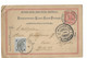 1894 SALZBURG (AUTRICHE) - POUR GRUNBAUM AU CAIRE (EGYPTE) - CACHET AMB ALEXANDRIE - ENTIER + COMPLEMENT - Lettres & Documents