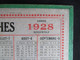 CALENDRIER (V2101) ALMANACH DES POSTES ET DES TELEGRAPHES 1928 (7 Vues) Département Du NORD - Grand Format : 1921-40