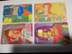 GREAT BRETAGNE Set 4 X 5 POUND CHIPCARDS /ENJOY/SHARE/LIVE/LAUGH  PERFECT  CONDITION      **4822** - BT General