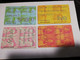 GREAT BRETAGNE Set 4 X 5 POUND CHIPCARDS /ENJOY/SHARE/LIVE/LAUGH  PERFECT  CONDITION      **4822** - BT General
