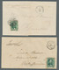 Brasilien: 1866-1876, "Kaiser Pedro II." 100 Reis Gezähnt Mit Korkstempelentwertung Und Danebengeset - Cartas & Documentos