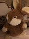 Lapin Assis Avec La Tête Sur Le Côté Hauteur 29 Cm En Haut Des Oreilles - Cuddly Toys