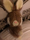 Lapin Assis Avec La Tête Sur Le Côté Hauteur 29 Cm En Haut Des Oreilles - Cuddly Toys