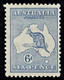 Australia 1915 Kangaroo 6d Ultramarine 2nd Watermark MH - Ungebraucht