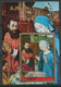AJMAN 1972 Christmas Painting Old Master 2 R Superb Used MS VARIETY THICK PAPER - Ajman