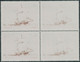 ARGENTINIEN 1971 Tag Der Marine 25C Segelschiff Carmen Postfr. Kab.-Viererblock ABARTEN - Unused Stamps