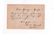 Brief Kaart Vrij Staat Oranje Een Penny, Half Penny, Ladybrand 1896, Vrijstaat Oranje, South Africa, Ca. 11,5 X 7,5 Cm - Africa (Varia)