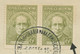 ARGENTINIEN 1951 Pra.-Schmuckbf. M. 2 X 4 C. U. 2 X 6 C.Alberdi M. SST ABART - Cartas & Documentos