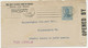 ARGENTINA 1918 12 C San Martin VF Censor Cover To USA W. Viol. Line "VIA CHILE" - Lettres & Documents