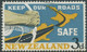 NEW ZEALAND 1964 Security On The Streets 3 D., Very Fine Used, MAJOR VARIETY - Variedades Y Curiosidades