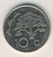 NAMIBIA 1998: 10 Cents, KM 2 - Namibia