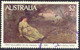 AUSTRALIA 1981 Painting $ 2 Superb Used COLOR VARIETY - Errors, Freaks & Oddities (EFO)