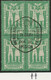 ARGENTINIEN 1947 Jugendkreuzzug Für Den Weltfrieden 5C Kab.-Viererblock O ABART - Used Stamps