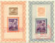 ARGENTINIEN 1950 Int. Briefmarkenausstellung, 9 Versch. Farbige AK's M. SST - Cartas & Documentos