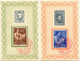 ARGENTINIEN 1950 Int. Briefmarkenausstellung, 9 Versch. Farbige AK's M. SST - Briefe U. Dokumente