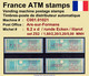 France ATM Stamps C001.01021 Michel 6.2 Xd Series ZS2 Neuf / MNH / Crouzet LSA Distributeurs Automatenmarken Frama Lisa - 1985 Papier « Carrier »