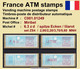 France ATM Stamps C001.01249 Michel 6.3 Zd Series ZS4 Neuf / MNH / Crouzet LSA Distributeurs Automatenmarken Frama Lisa - 1985 « Carrier » Paper