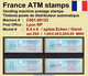 France ATM Stamps C001.69123 Michel 6.4 Zd Series ZS2 Neuf / MNH / Crouzet LSA Distributeurs Automatenmarken Frama Lisa - 1985 Papier « Carrier »