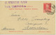 ARGENTINIEN 1923 De San Martin 5C Rot Kab.-GA-Postkarte, Extrem Selt SCHIFFSPOST - Brieven En Documenten