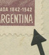 ARGENTINIEN 1942 5C Schriftsteller Estrada Viererblock U Einzelmarke FDC ABARTEN - FDC