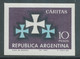 ARGENTINIEN 1966 Arg. Caritas-Verband VIER Ungezähnte Postfr. ESSAYS/PROBEDRUCKE - Ungebraucht