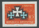 ARGENTINIEN 1966 Arg. Caritas-Verband VIER Ungezähnte Postfr. ESSAYS/PROBEDRUCKE - Nuovi