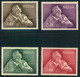 1957, Almeida Garrett, Complete Fine MNH, Afinsa 827/830 - Nuevos