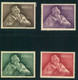 1957, Almeida Garrett, Complete Fine MNH, Afinsa 827/830 - Neufs