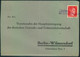 1943 (ca.) Notstempel "Tülchau üb. Leipa" Auf Antwortbrief Nach Berlin. Seltener Westpreussenstempel - Frankeermachines (EMA)