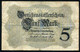 Germany - Duitsland ,6stellig ( A )  Ersten Weltkriegs , 5 Mark  1914-1918 - NR G 975267 . - 5 Mark