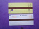 2 TICKETS  Métro Autobus Rer -  RATP - Réseau Urbain - PARIS - 1° Et 2° Classe  - TBE - Monde