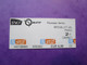 1 TICKET  Métro Autobus Rer -  RATP/SNCF - PARIS - 2° Classe  - TBE - Monde