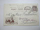 1900 , Bildganzsache  Verschickt, Knickspur - Postal Stationery