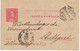 Portugal 1900 Stationery , D. Carlos I , 25 Reis , Lisboa And Stuttgart Postmarks , Credit Franco Portugais - Other & Unclassified