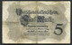 Germany - Duitsland ,6stellig ( A )  Ersten Weltkriegs , 5 Mark  1914-1918 - NR Z 990921 - 5 Mark