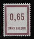 TIMBRES FICTIFS EMISSION DE 1935 N° F35 0,65 VIOLET-BRUN NEUF ** TRES RARE TTB COTE 3 € - Phantomausgaben