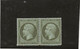 NAPOLEON III - EMPIRE FRANC N° 19 PAIRE NEUVE SANS CHARNIERE -ANNEE 1862 - COTE : + De 500 € - 1862 Napoleone III