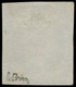 O FRANCE - Poste - 15, Petits Chiffres 21, Signé Brun (point Clair): 25c. Bleu - 1853-1860 Napoleone III