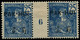 * PAKHOI - Poste - 24, Paire Millésime "6", Tirage 300: 25c. Bleu (Maury) - Unused Stamps