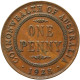 LaZooRo: Australia 1 Penny 1928 XF / UNC Errors - Penny