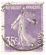 France, N° 136 Obl. Type Semeuse - Usati