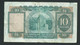 Billet  Hong Kong, 10 Dollars, Année 1975, KJ763330   -  Laura 6001 - Hongkong